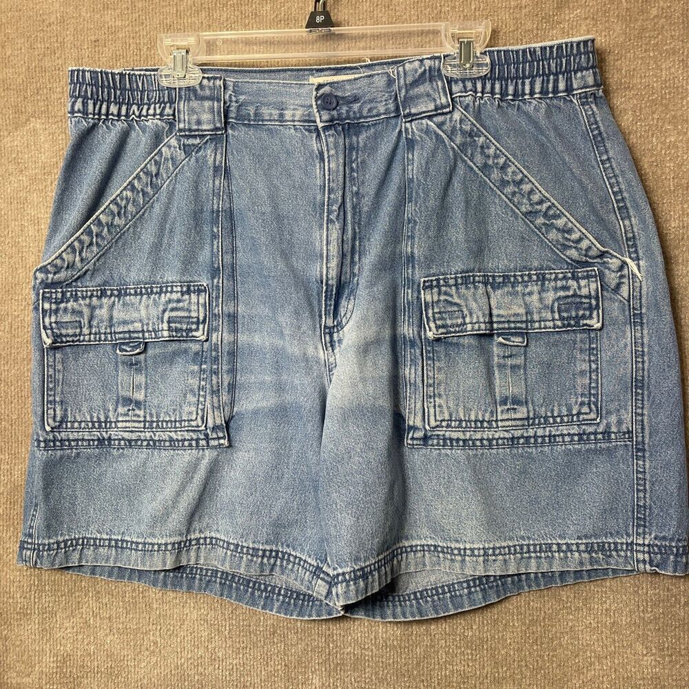 Mens Shorts Cargo Denim 36x6 Utility Workwear Hertiage Rugged Modern Outdoor